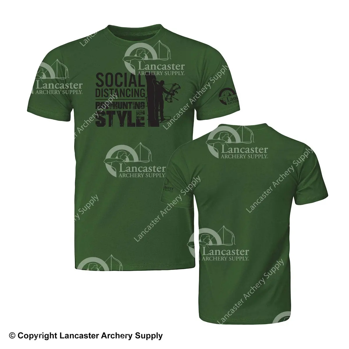 Lancaster Archery Supply Bowhunting Is Social Distancing Tee 1