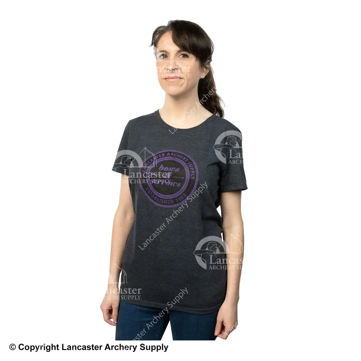 Lancaster Archery Supply Womens Bow & Arrow Tee 1
