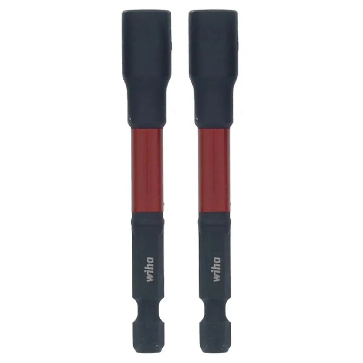Wiha Tools 70457 Hex Impact Nut Setter, 1/4", 2-Pack 1
