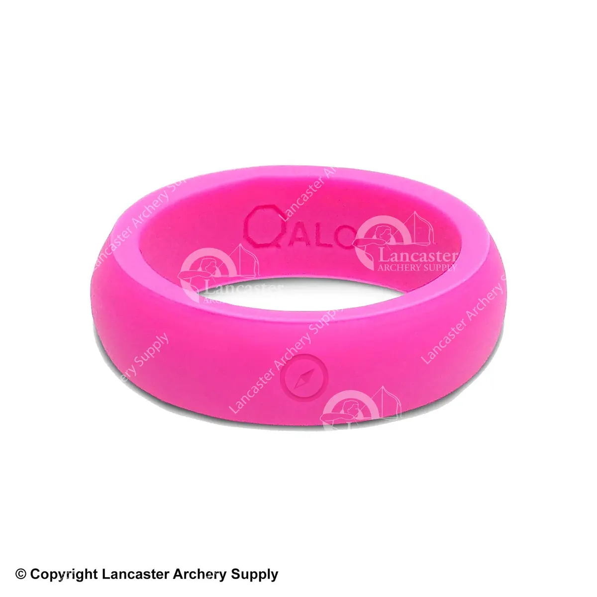 Qalo Pink Silicone Ring for Women