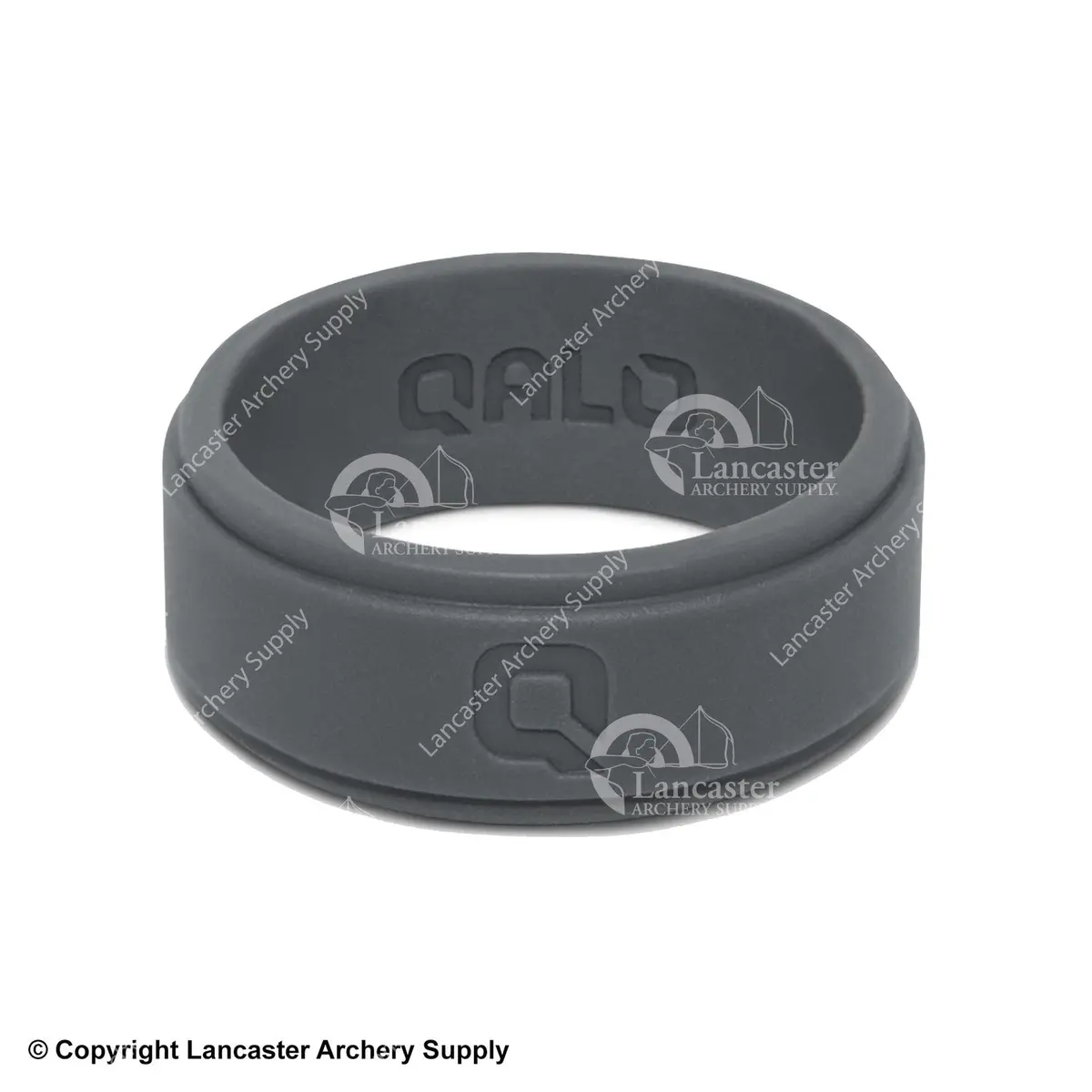 Qalo Men's Step Edge Ring (Slate Grey) 1