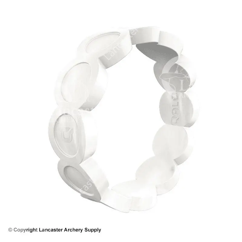 Qalo Women's Pearl Scallop Silicone Ring 1