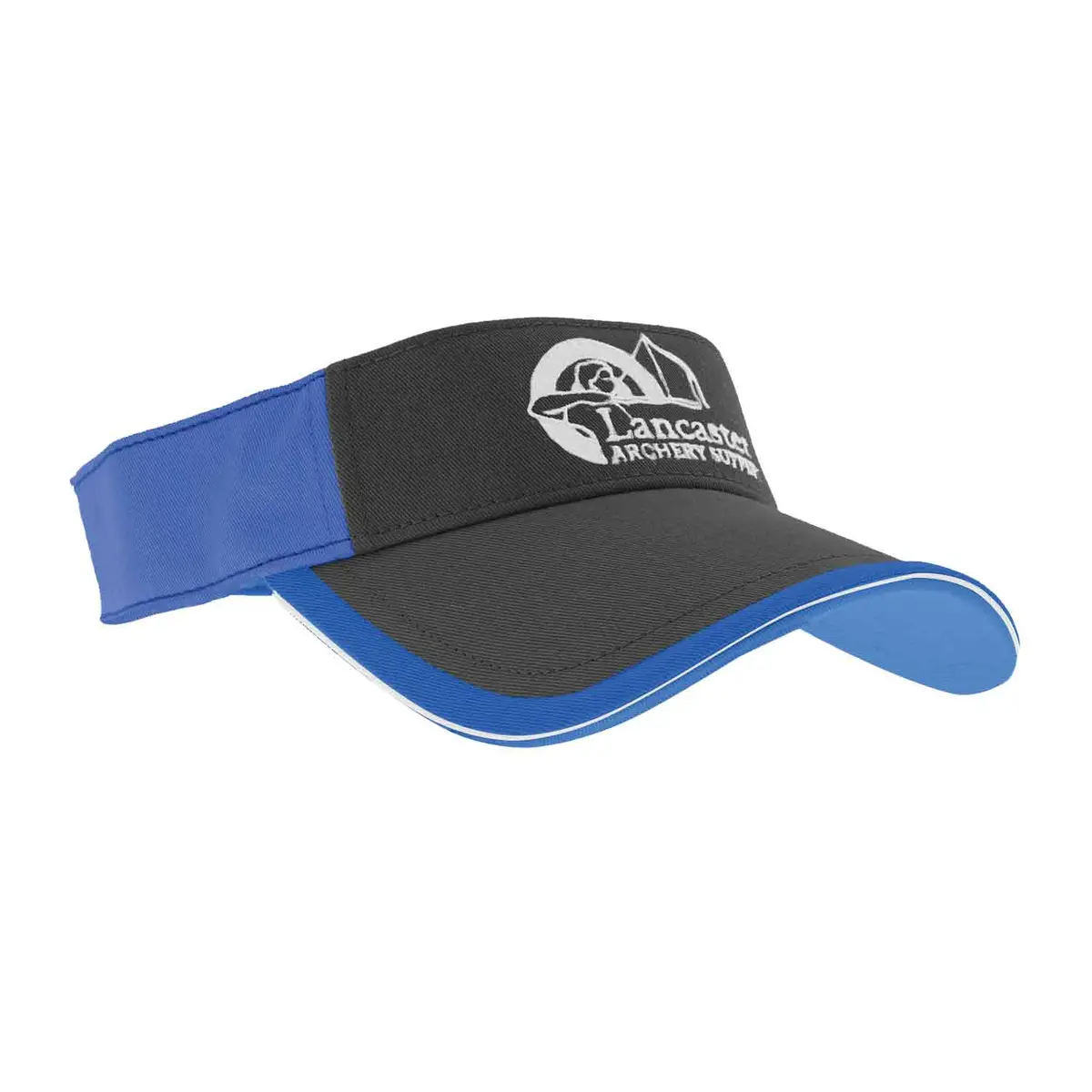 Lancaster Archery Supply Visor (Blue/Charcoal) 1