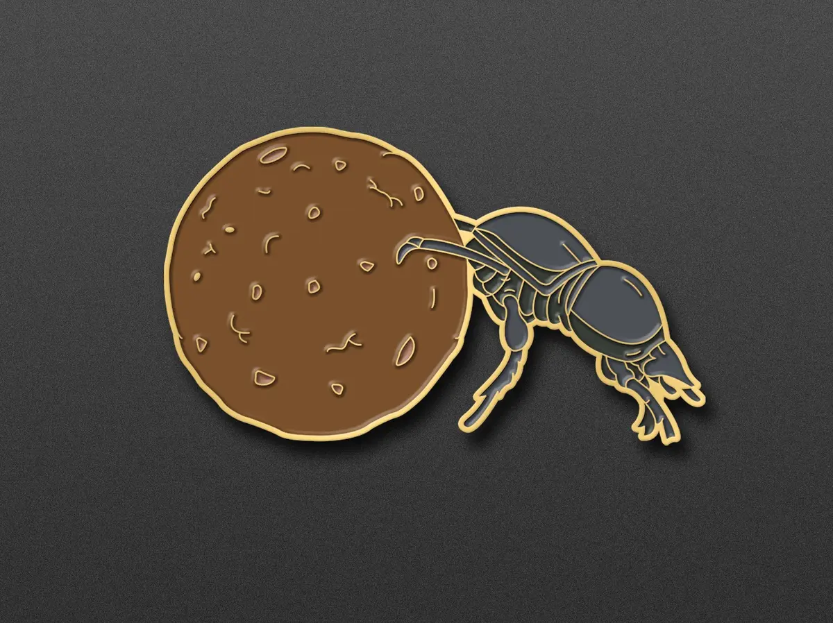 Dung Beetle Pin 1