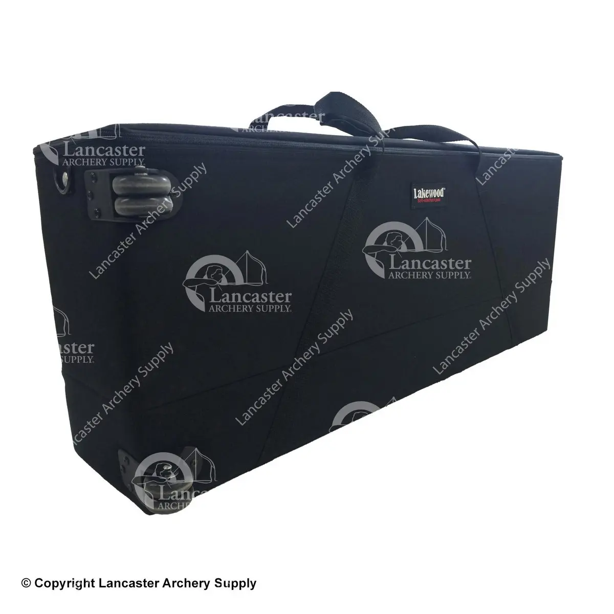 Lakewood 41" Double Bow Case With Wheels (Black) 1