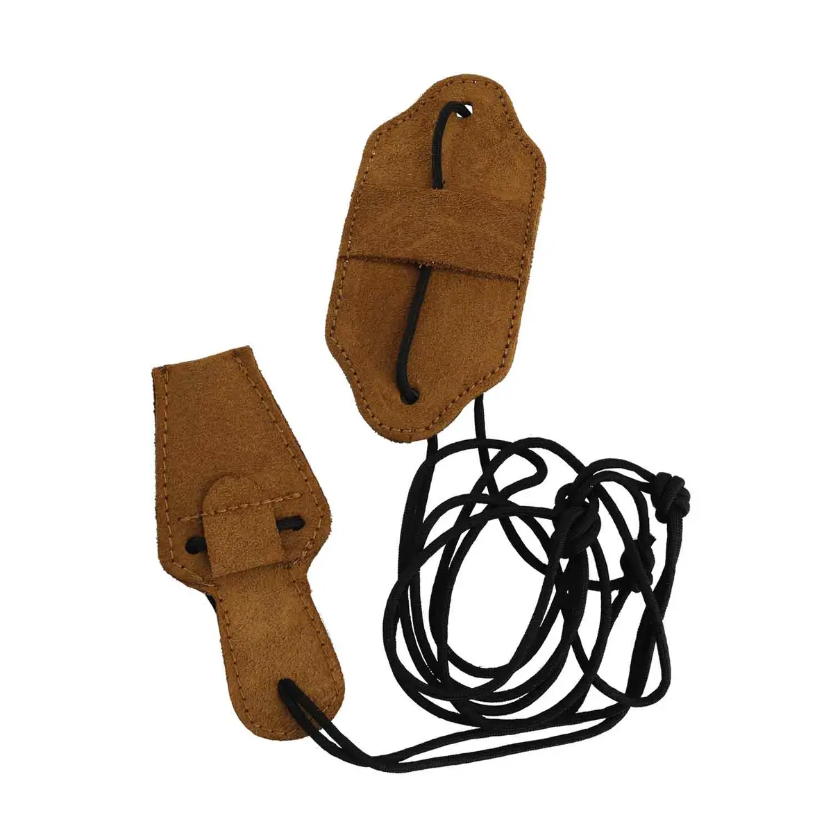 Legacy Leather Wide Limb Friction Bow Stringer 1