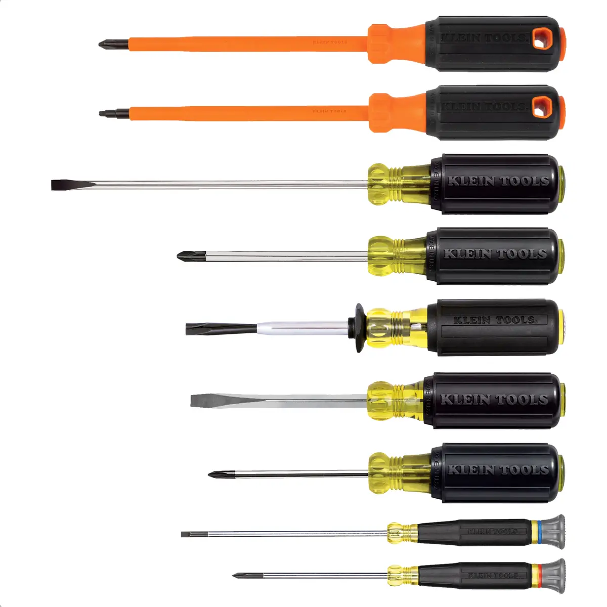 Klein Tools 85850 Electrician Screwdriver Set, 9 Pc. 1