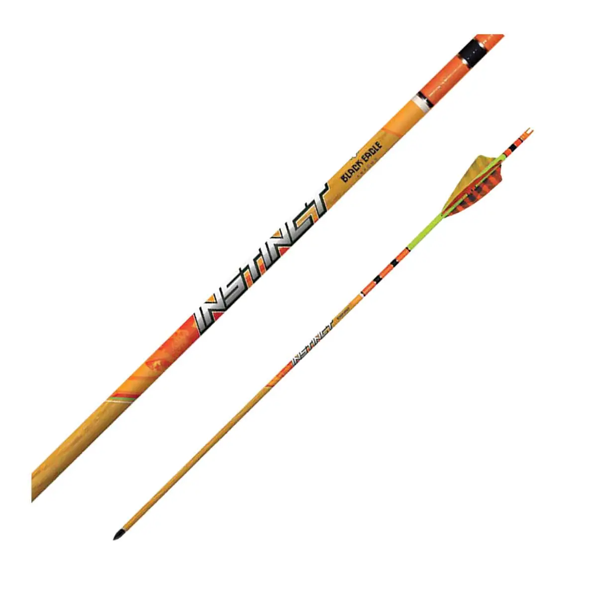 Black Eagle Instinct Traditional Arrows Featuring Crested Fletching - Image 3