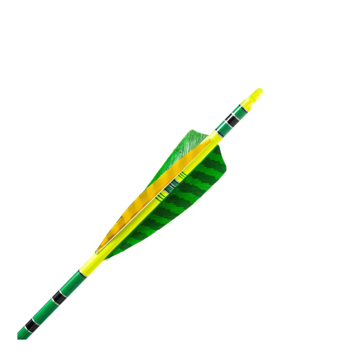 Black Eagle Vintage Traditional Crested Fletched Arrows 5