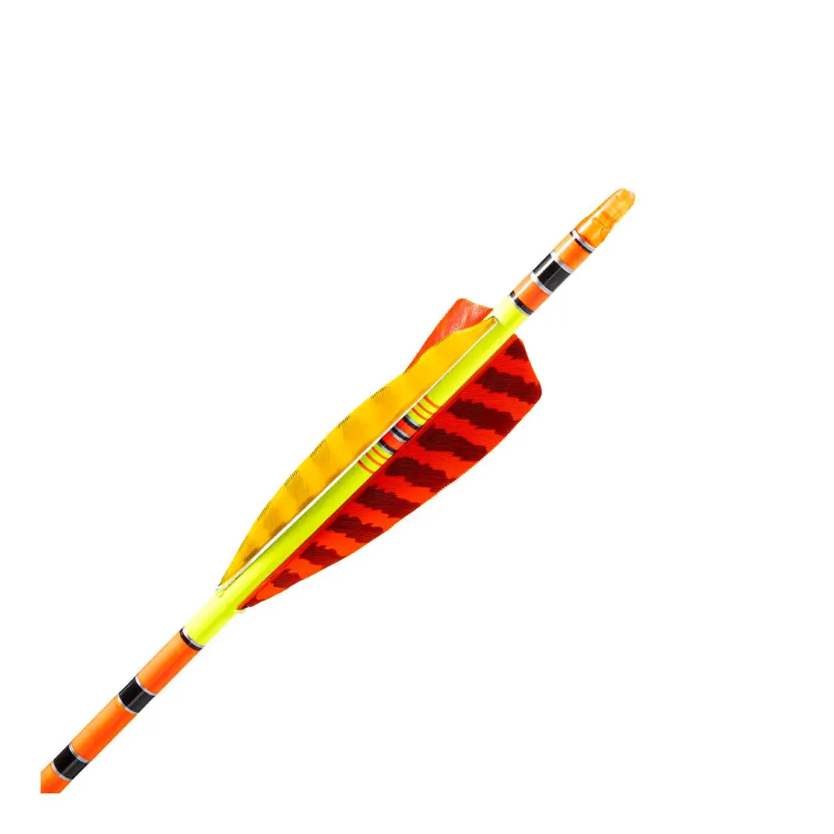 Black Eagle Vintage Traditional Arrows with Crested Fletching - Image 6