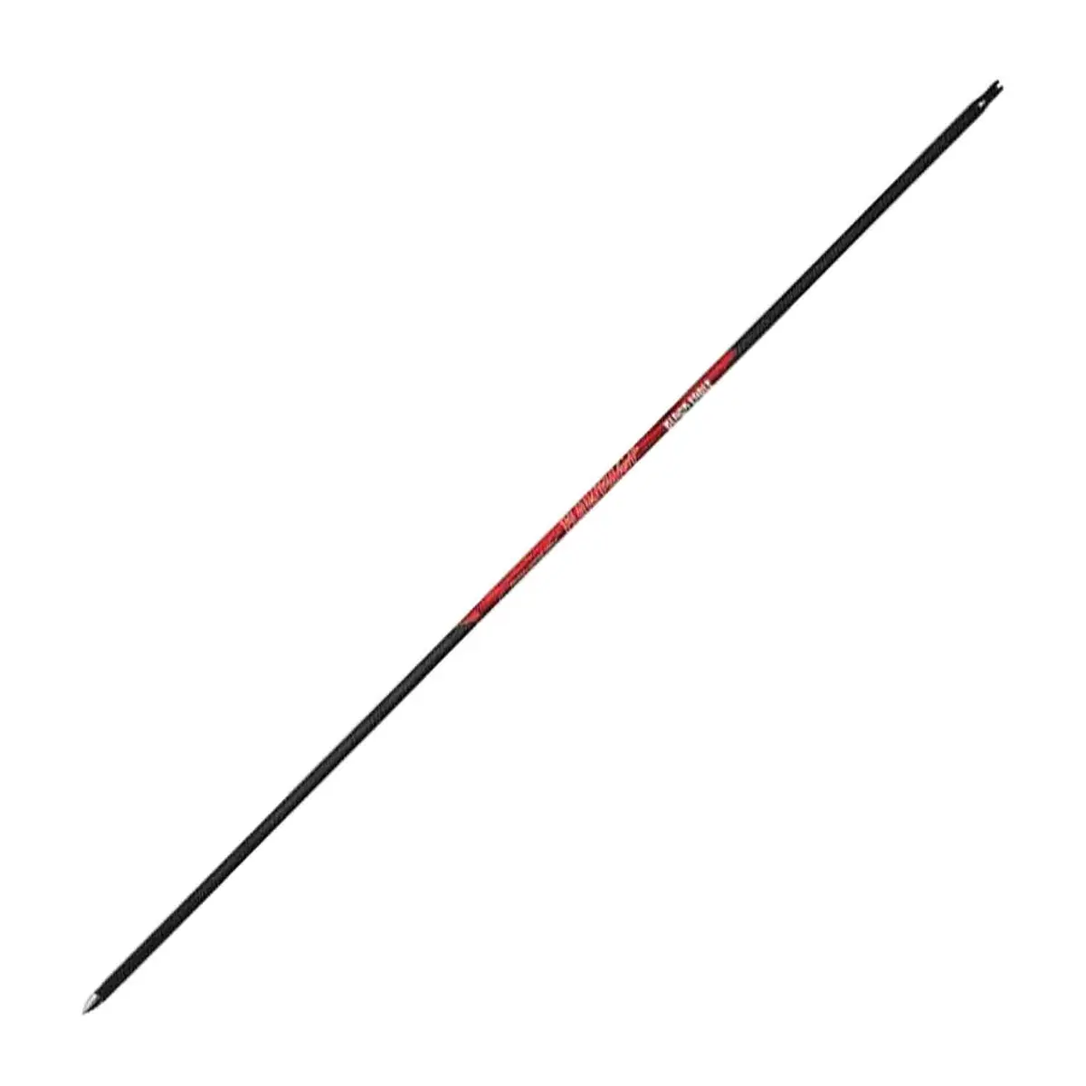 Black Eagle Rampage V1 Arrow Shafts With Platinum Bone Crushing Half-Out (150 Spine .001") 2