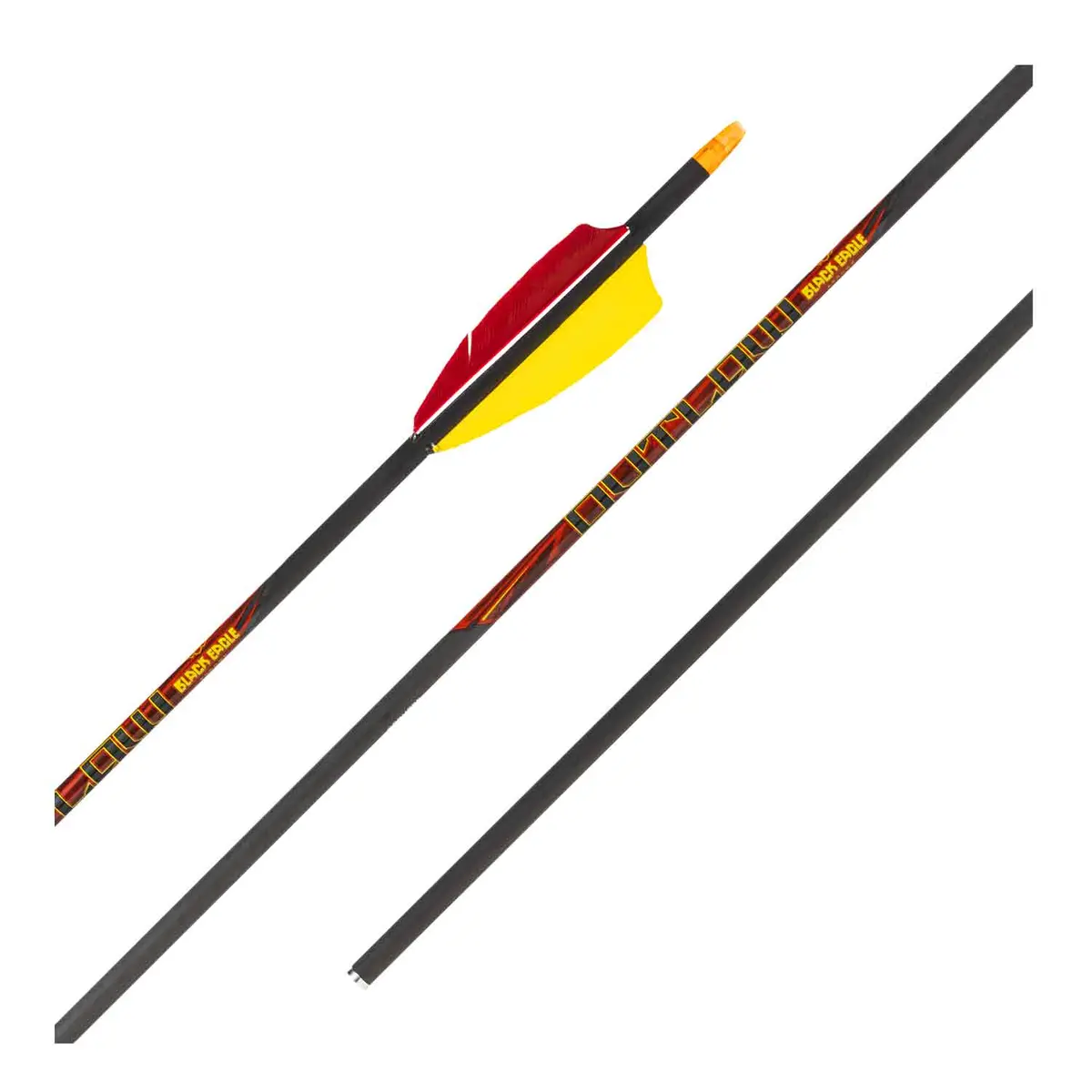 Black Eagle Outlaw Feather Fletched Arrows 1