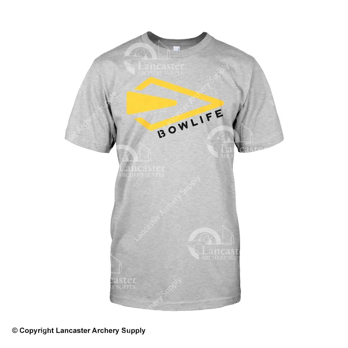 Bow Life Men's Broadhead Logo Gray Short Sleeve T-Shirt 1