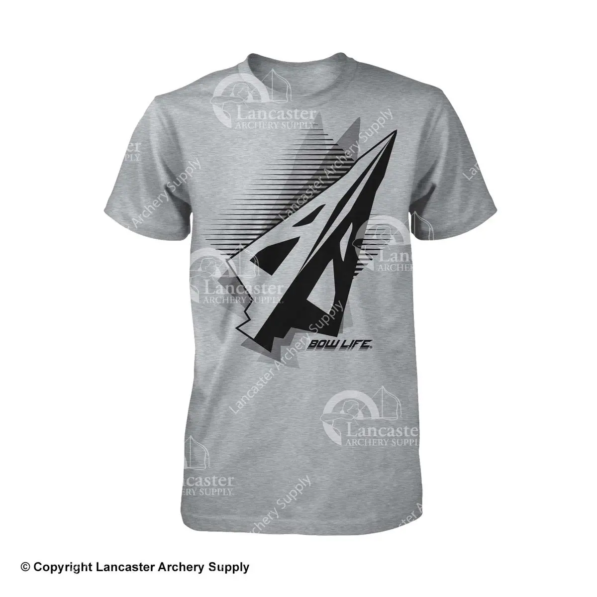 Bow Life Men's Magnum Broadhead Gray Short Sleeve T-Shirt 1