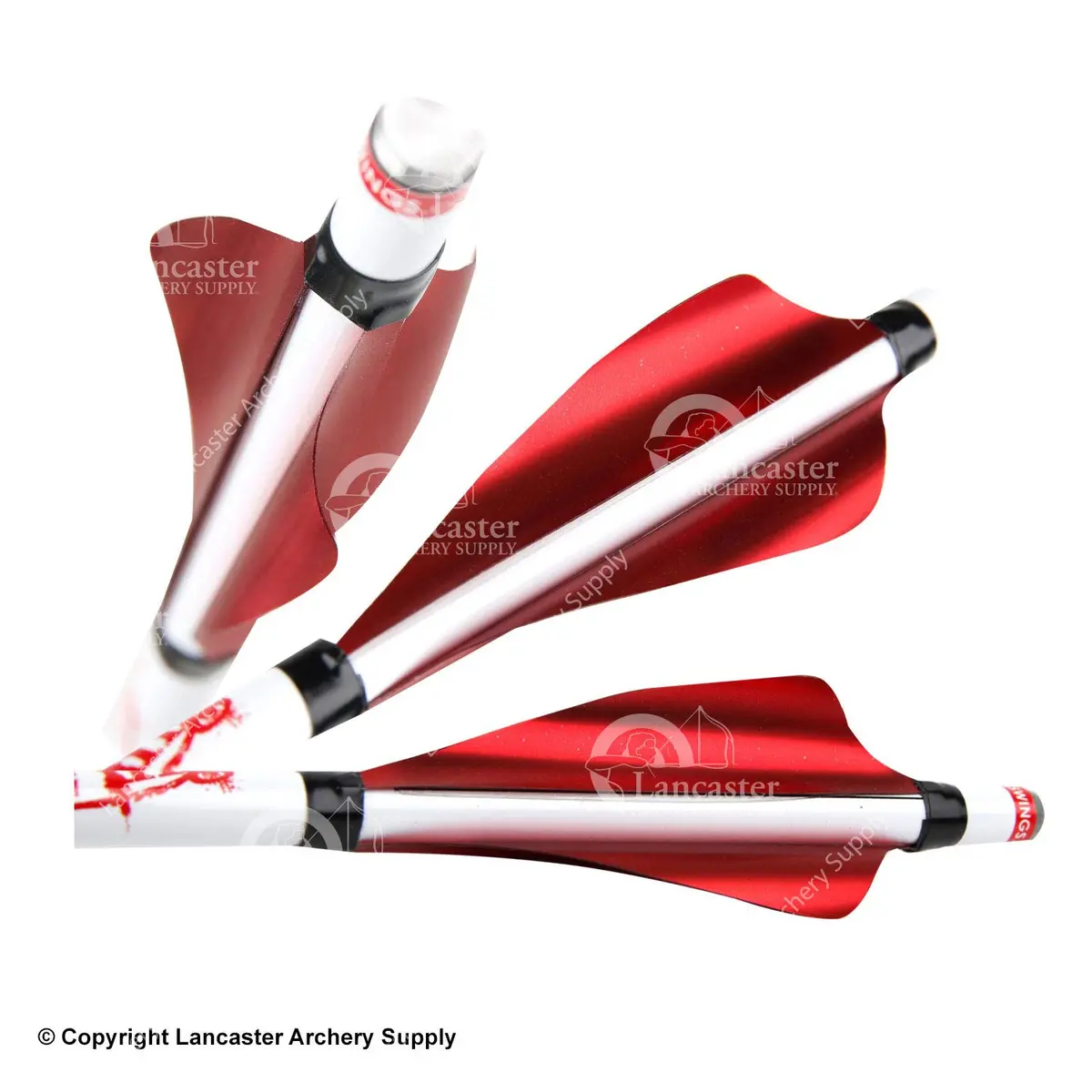 Xs Wing Metallic Vanes Medium Stiffness -60Mm Low-Red Lh 1