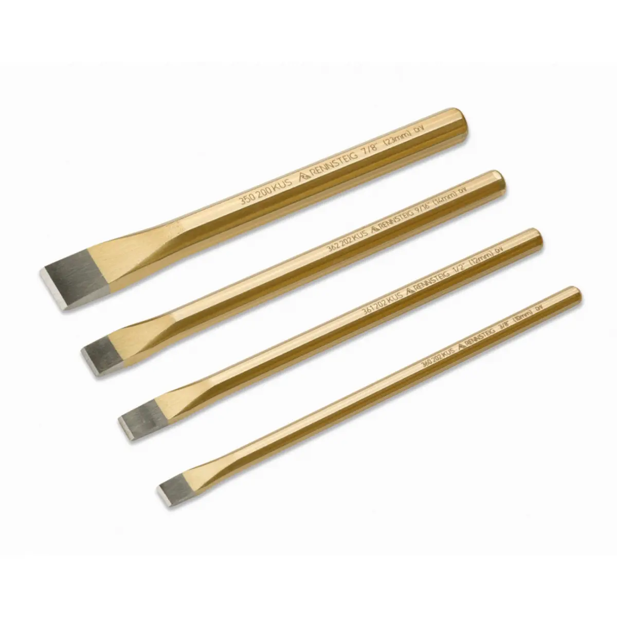 Rennsteig 9R 350 004 4 Pc Cold Chisel Set 1