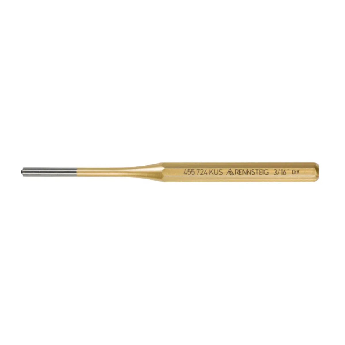 Rennsteig 9R 455 724 Kus 3/16" X 6" Roll Pin Punch 1