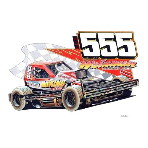 Brisca F1 #555 Frankie Wainman Junior Junior Caricature Print 1