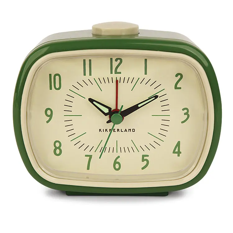 Green Retro Alarm Clock 1