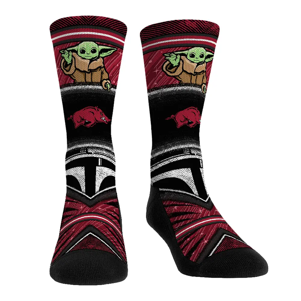 Arkansas Razorbacks - Star Wars  - Grogu Intergalactic Fan 1