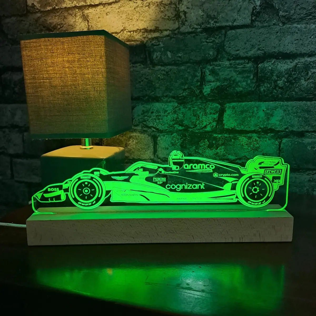 Aston Martin Formula 1 Led Lamp Night Light 1