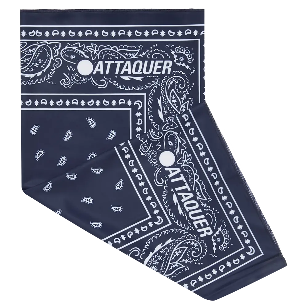 Attaquer | Neck Warmer | Navy Paisley 1