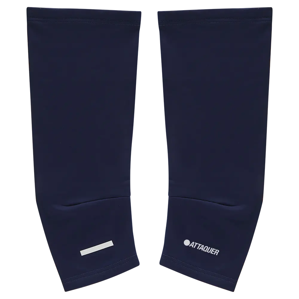 Attaquer | Knee Warmers | Navy/Reflective 1