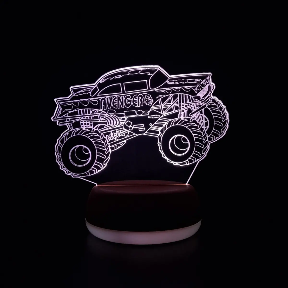 Avenger Monster Truck Led Lamp Night Light 1