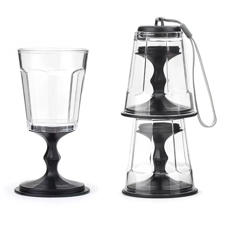 Stackable Wine Glass Set Of 2 1