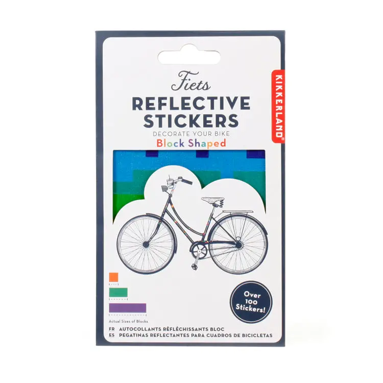 Fiets Rainbow Blocks Reflective Bike Stickers 1