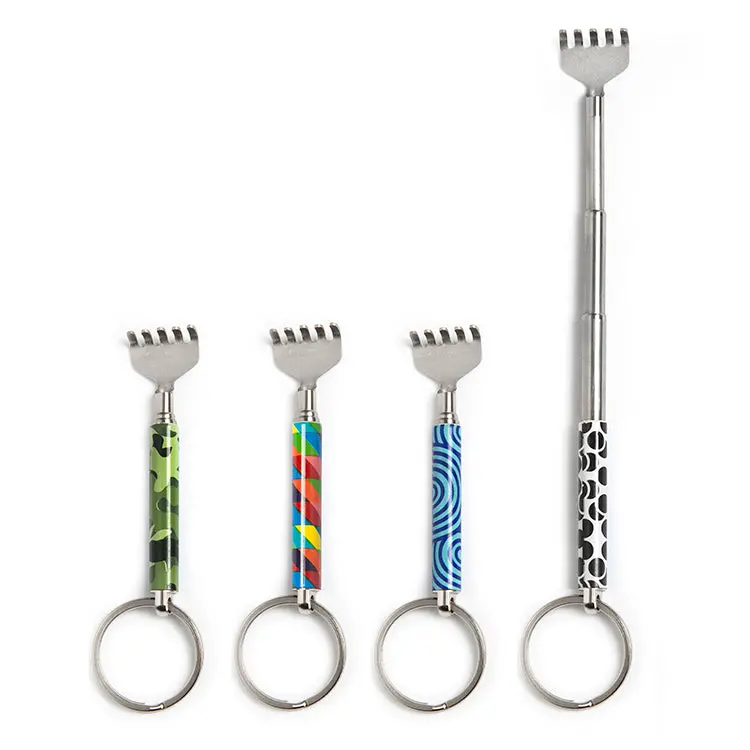 Keychain Pattern Mini Back Scratcher 1