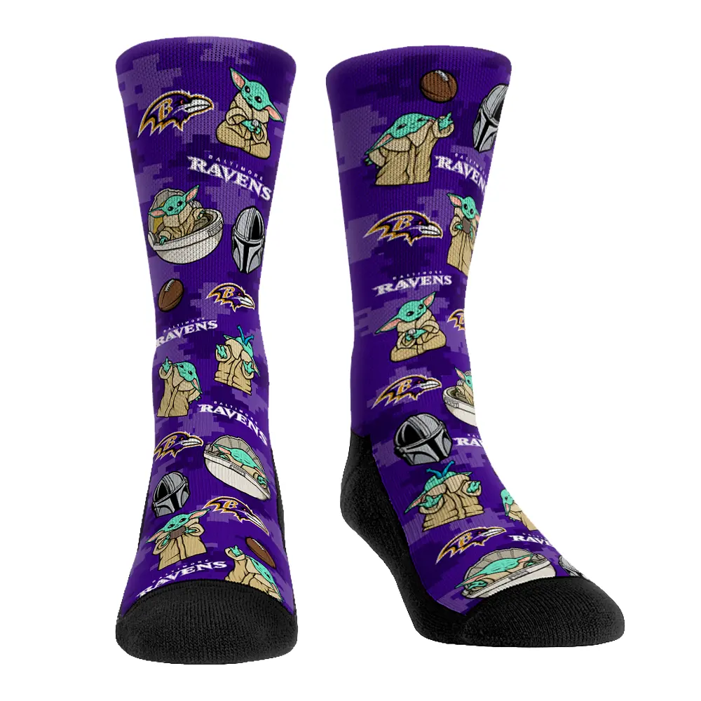 Baltimore Ravens - Star Wars  - Grogu All-Over 1