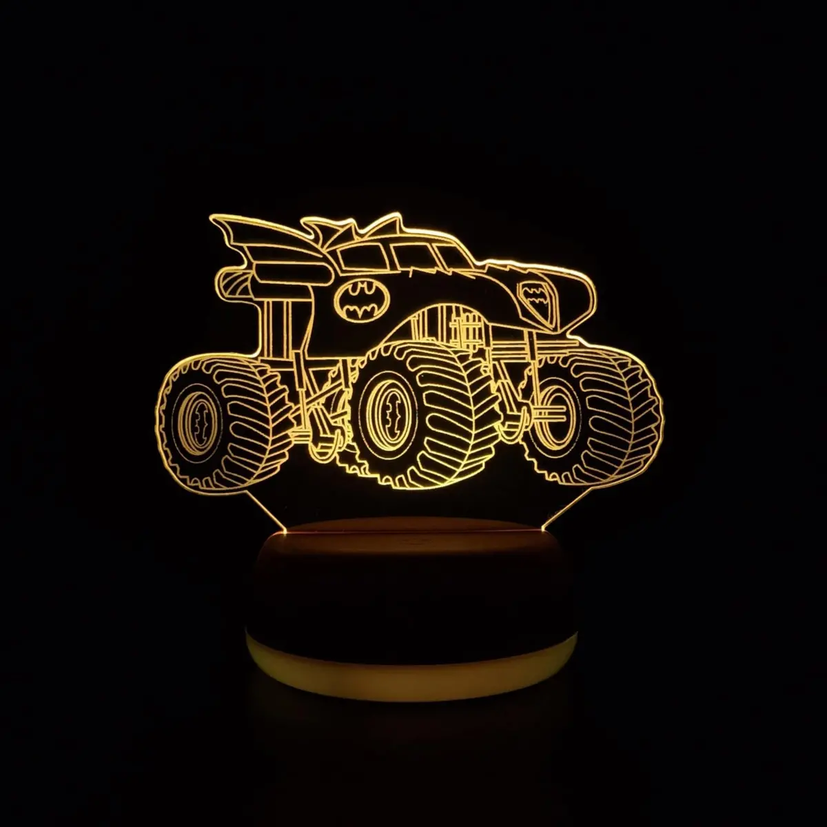 Batman Monster Truck Led Lamp Night Light 1