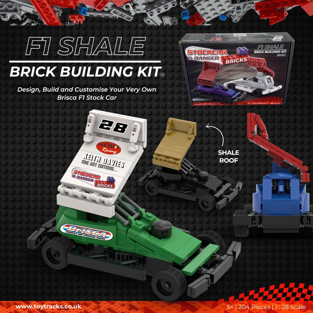 Brisca F1 Stock Car Brick Building Kit - Shale 1