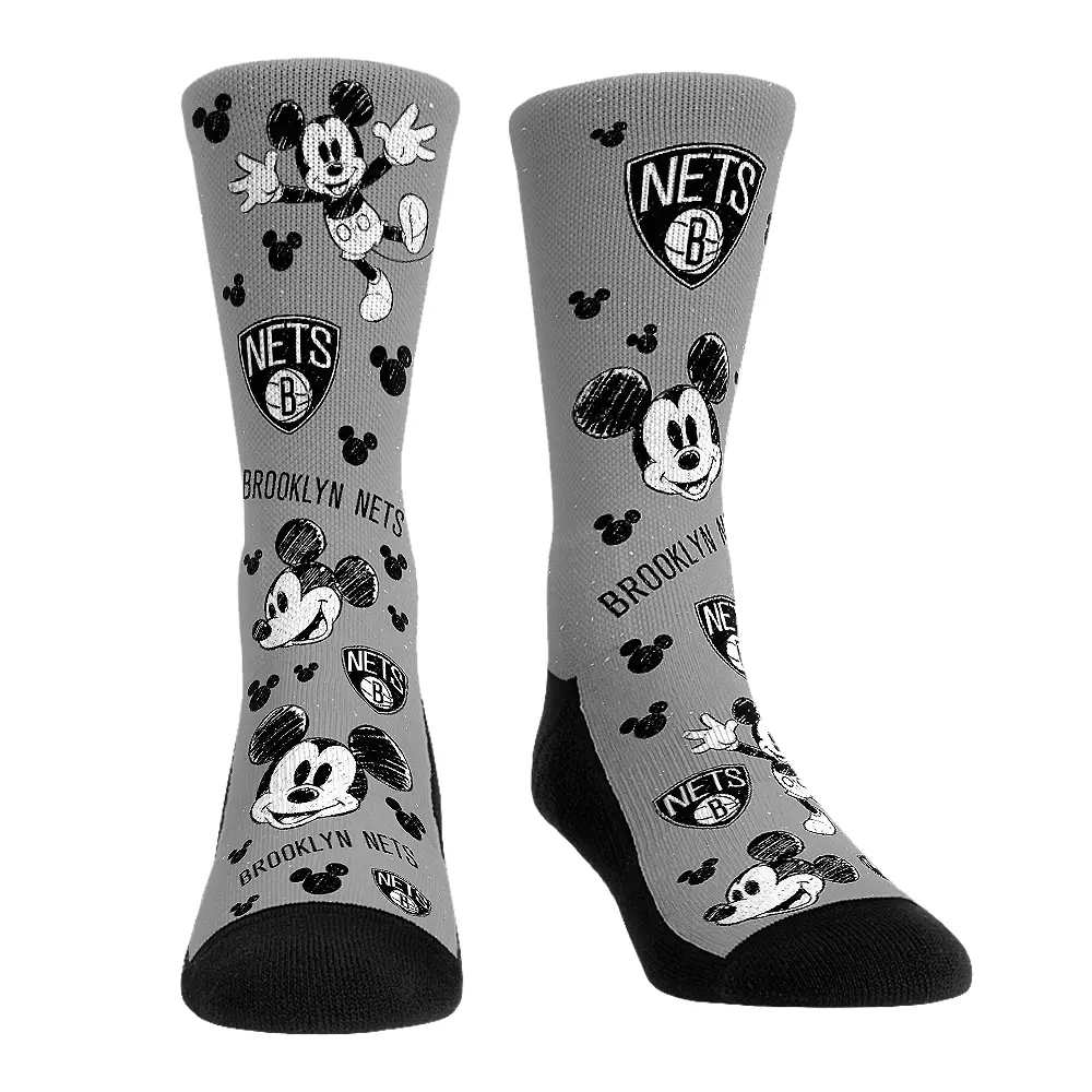 Brooklyn Nets - Disney  - Mickey Sketch 1