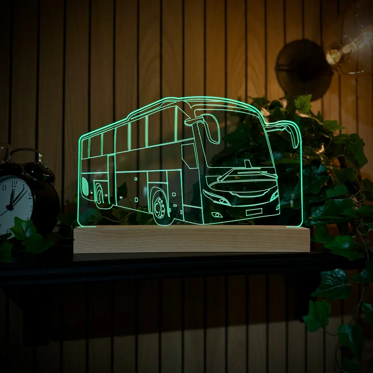 Personalised Bus Led Lamp Night Light 1