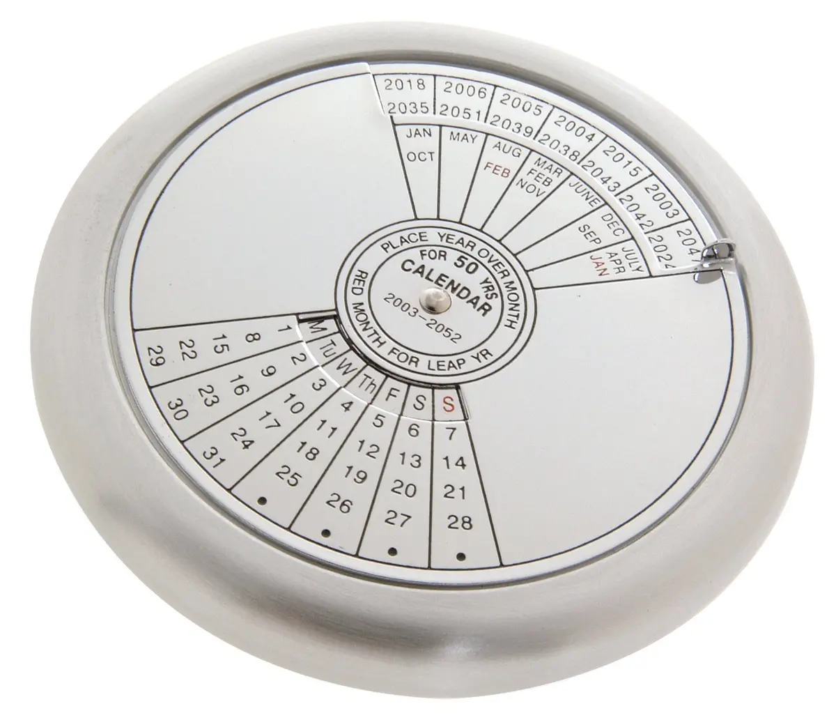 50-Year Calendar Paperweight 1
