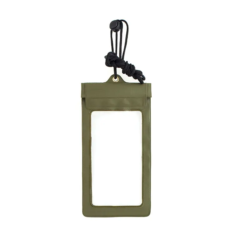 Green Waterproof Phone Sleeve 1