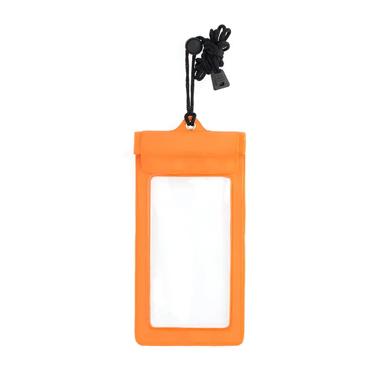 Orange Waterproof Phone Sleeve 1