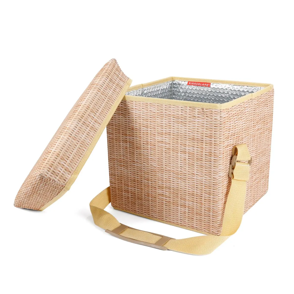 Wicker Picnic Cooler Seat 1
