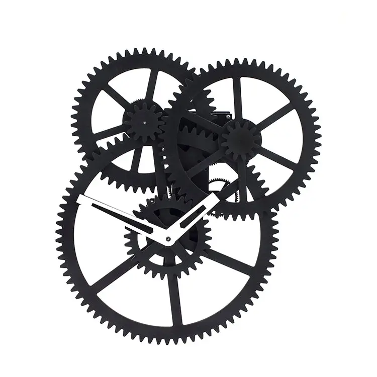 Triple Gear Wall Clock 1
