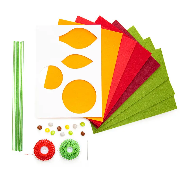 Crafter's Diy Felt Flower Bouquet 1