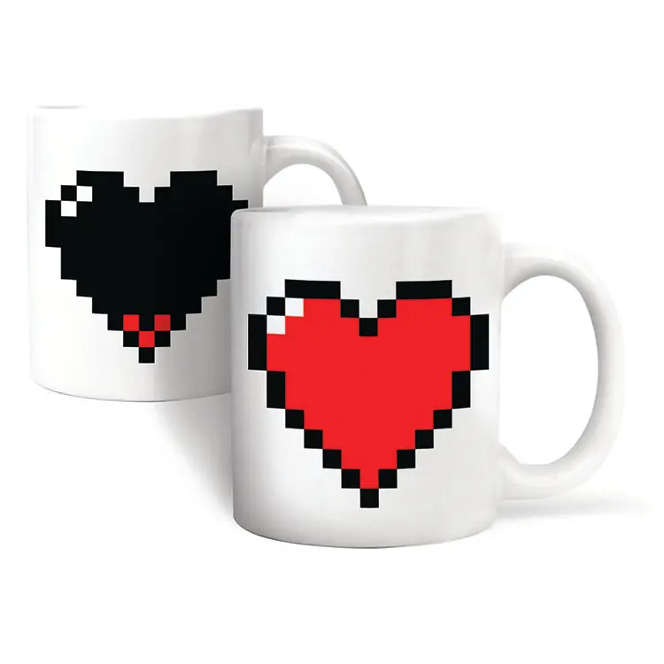 Pixel Heart Morph Mug 1