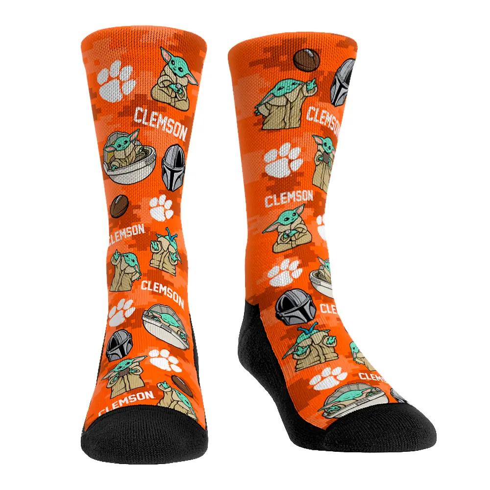 Clemson Tigers - Star Wars  - Grogu All-Over 1