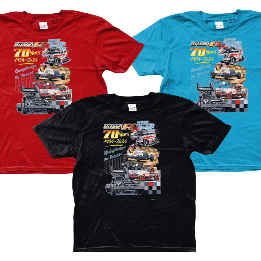 70 Year Of Brisca F1 T-Shirt - Children's Sizes 1