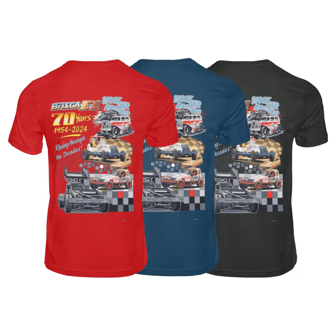 70 Year Of Brisca F1 T-Shirt 1