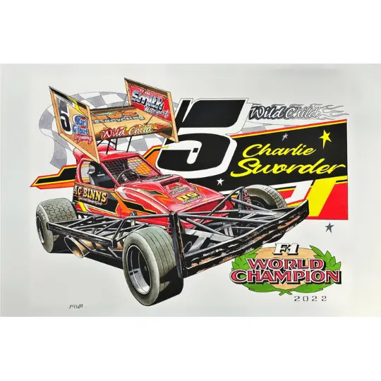 Brisca F1 Sticker #5 Charlie Sworder 1