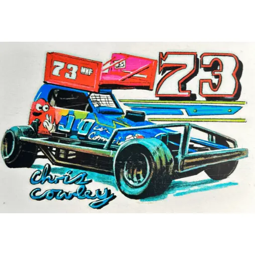 Brisca F1 Sticker #73 Chris Cowley 1