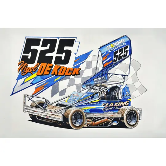 Brisca F1 Sticker #525 Nigel De Kock 1
