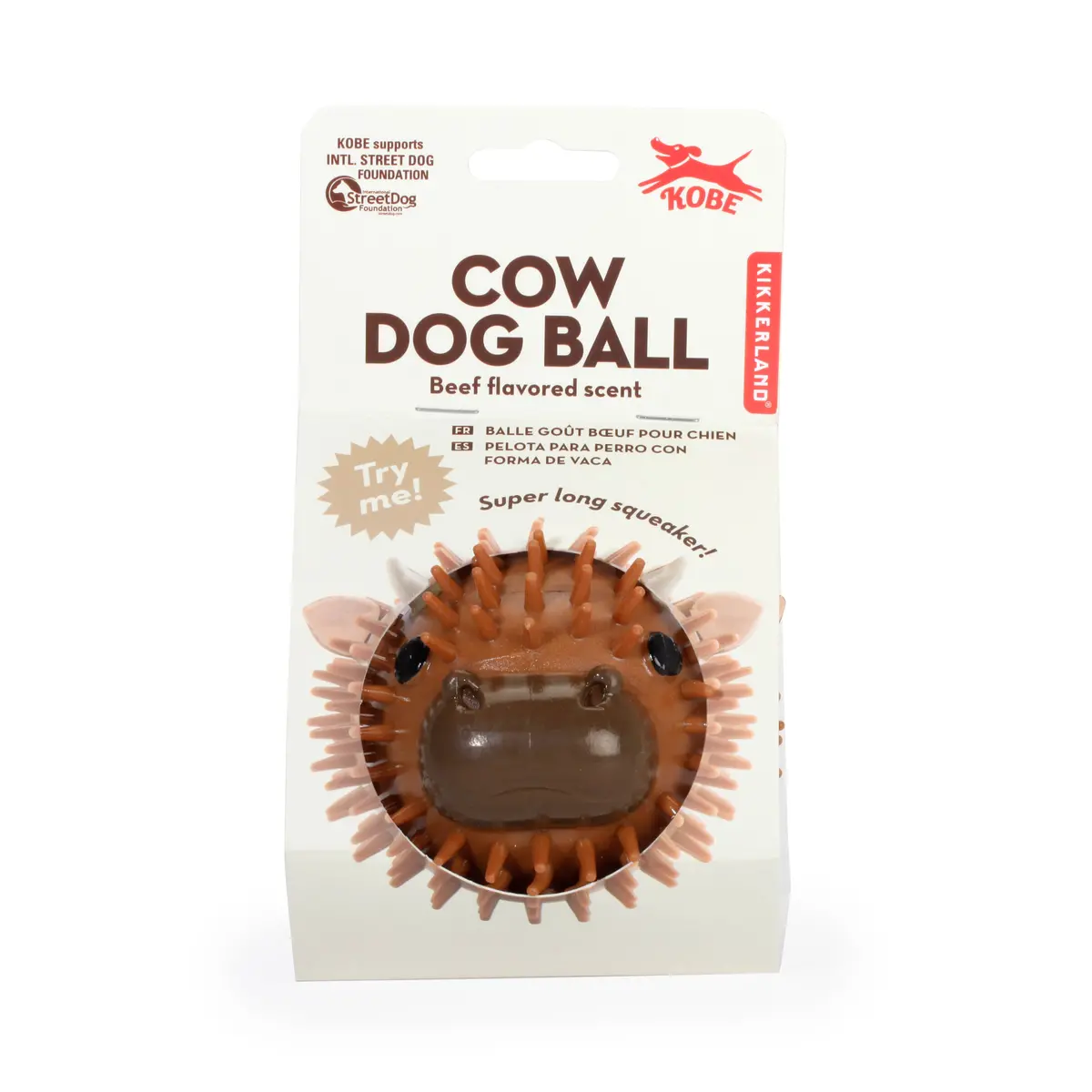 Kobe Cow Dog Ball 1